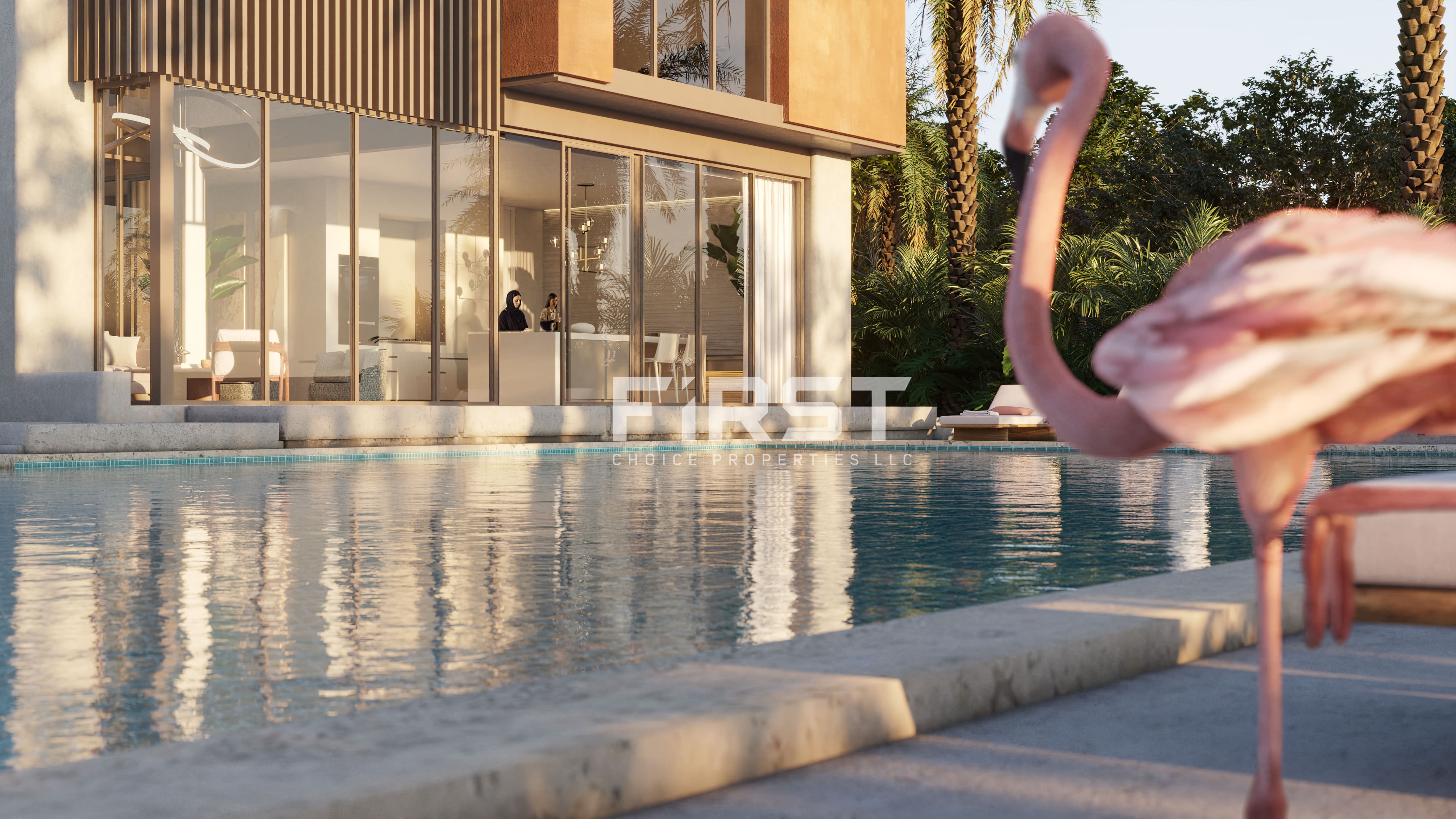 Saadiyat lagoons villa swimming pool